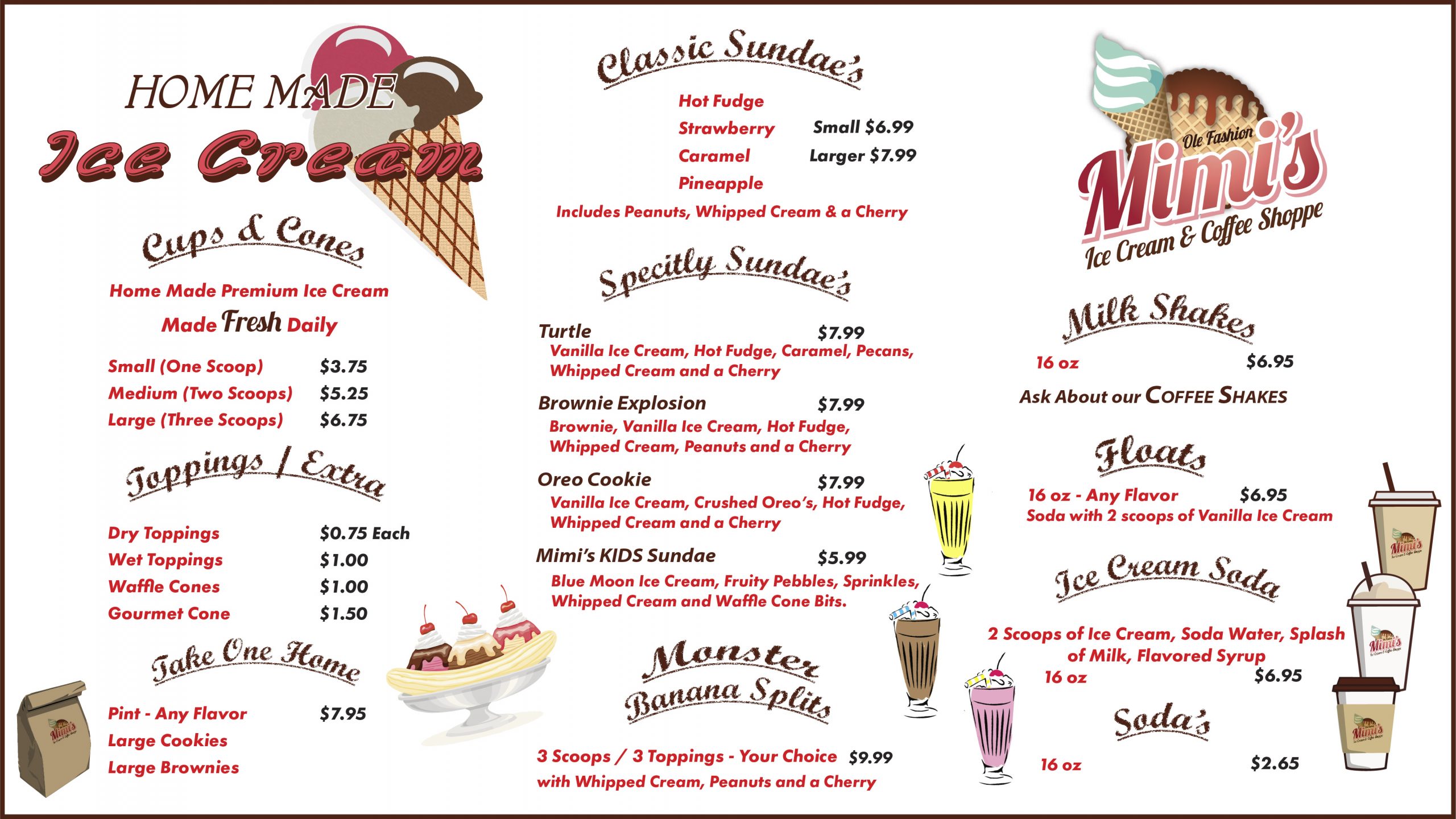 Mimis Menu